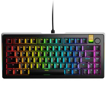 Glorious GMMK 3 Pro HE 75%, Fox HE Switches, Black, US (GLO-KB-GMMK3-PRO-75-PB-HE-W-BLK-US)