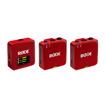 Rode Wireless GO III (Gen 3) Compact Wireless Microphone System Red (WIGOGEN3RED)