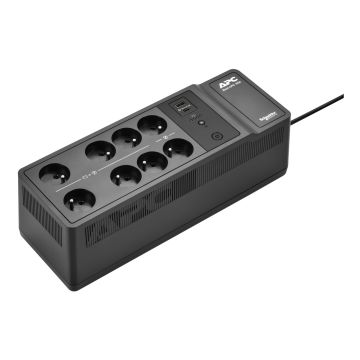 APC Back-UPS, 1050VA/600W Floor/Wall Mount, 230V, 8x French/Belgian outlets (BE1050G2-FR)