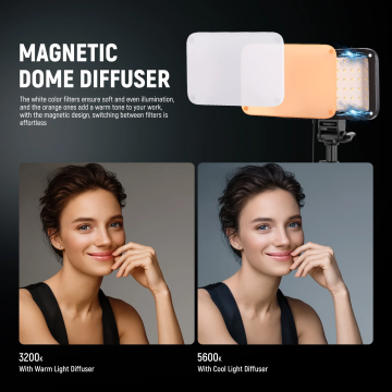 Neewer BP66 10 Watt Bi-color LED-Panel-Set with Tripods