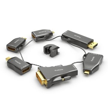 PureLink adapter ring large 6x HDMI miniDP DP USB C Mini HDMI Micro HDMI DVI (IQ-AR210)