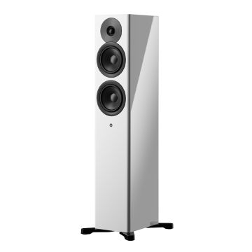 Dynaudio Focus 30 Wireless Floorstanding Speakers Gloss White (Pair / Set of 2)