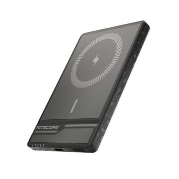 Nitecore NW5000 Carbon Fiber Magnetic Wireless Powerbank