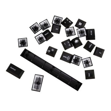 GMK WoB Base Set Caseking, ABS keycaps, double-shot, ISO (DE) & ANSI (US) layout (FPTK2043)