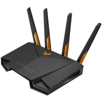 ASUS TUF Gaming TUF-AX4200 Gaming Router, WiFi 6, 2.5 Gbps, AiMesh - Black (90IG07Q0-MO3100)