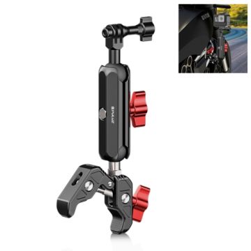 Puluz PU3211 Motorcycle Handlebar Crab Clamp CNC Metal Magic Arm Rod Mount