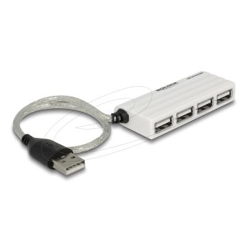 Delock USB 2.0 External Hub 4 Port (87445)